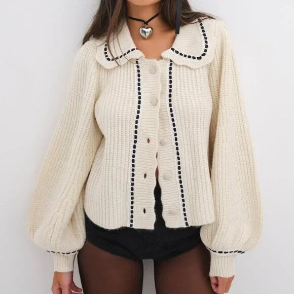 Jade Cardigan For Love and Lemons - Picture 1 of 7
